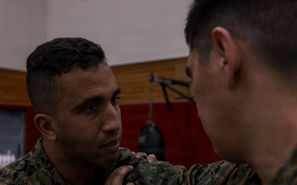 U.S. Marines conduct Marine Corps Martial Arts Program grey belt training
