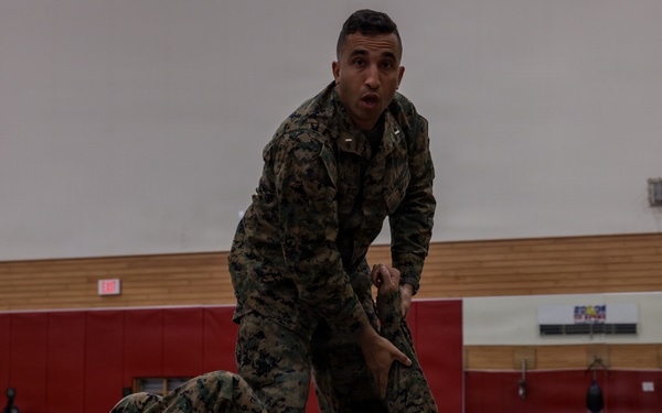 U.S. Marines conduct Marine Corps Martial Arts Program grey belt training