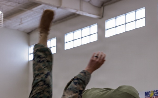 U.S. Marines conduct Marine Corps Martial Arts Program grey belt training