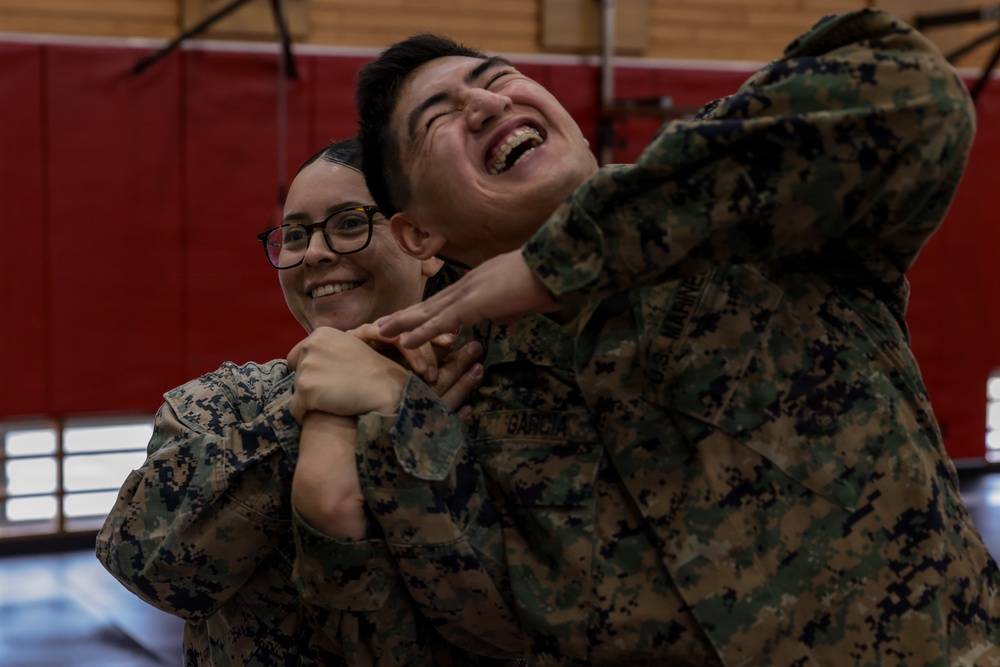 U.S. Marines conduct Marine Corps Martial Arts Program grey belt training