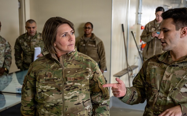 PACAF Command Chief Visits Misawa Air Base