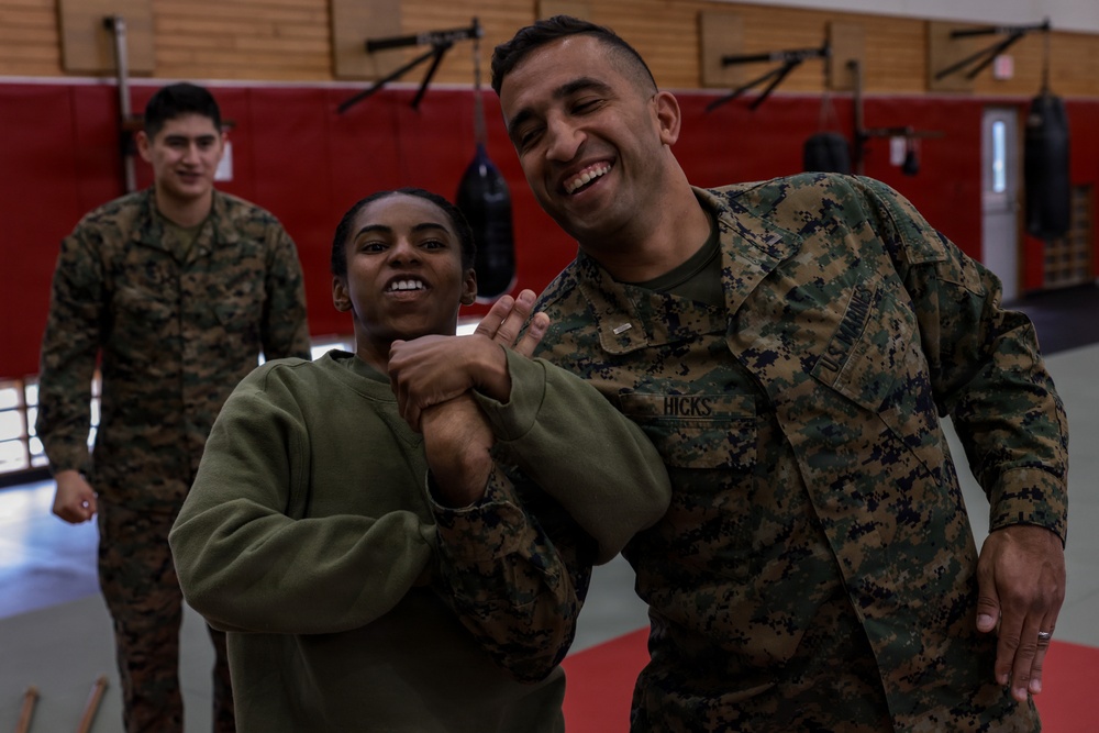 U.S. Marines conduct Marine Corps Martial Arts Program grey belt training