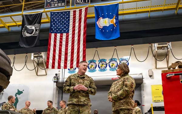 PACAF Command Chief Visits Misawa Air Base