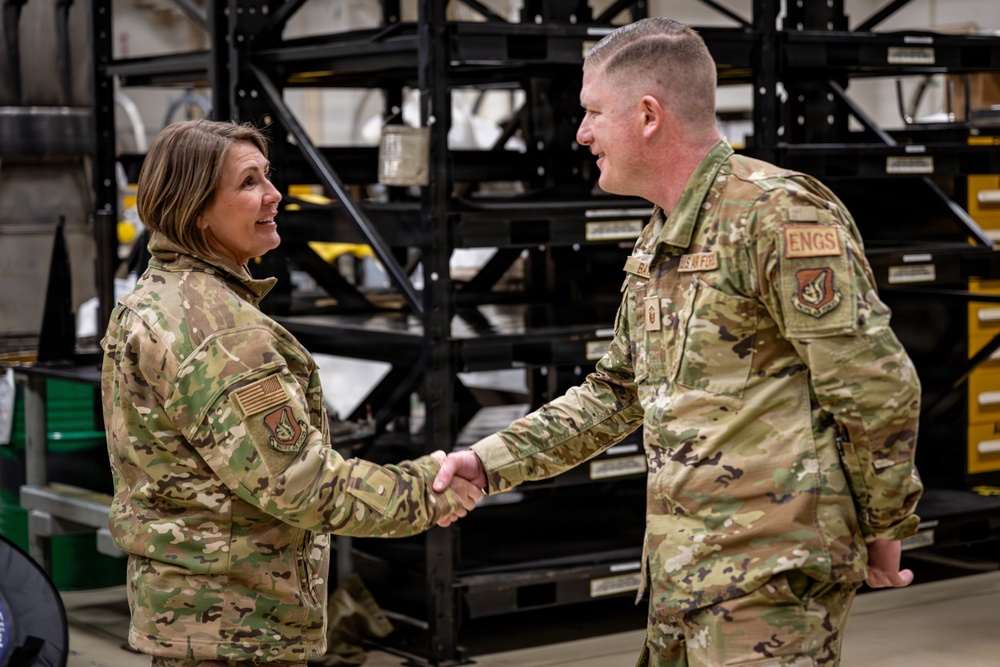 PACAF Command Chief Visits Misawa Air Base