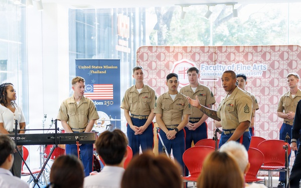III MEF Band Provides Musical Workshop at Srinakharinwirot University Demonstration
