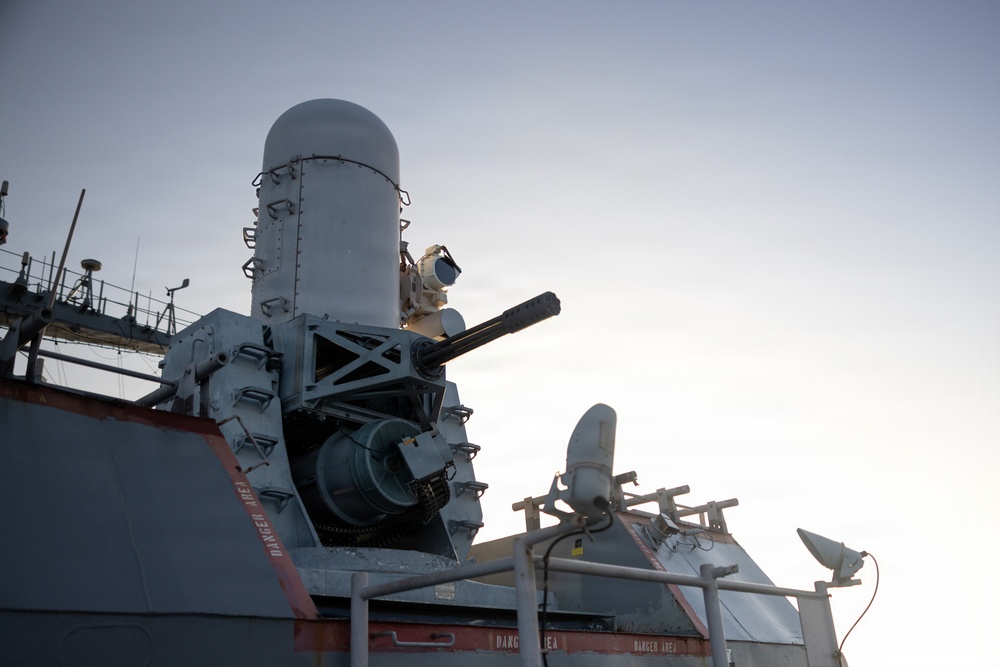 11th MEU Marines, Sailors Conduct a Live-Fire Integration Range Aboard USS Comstock