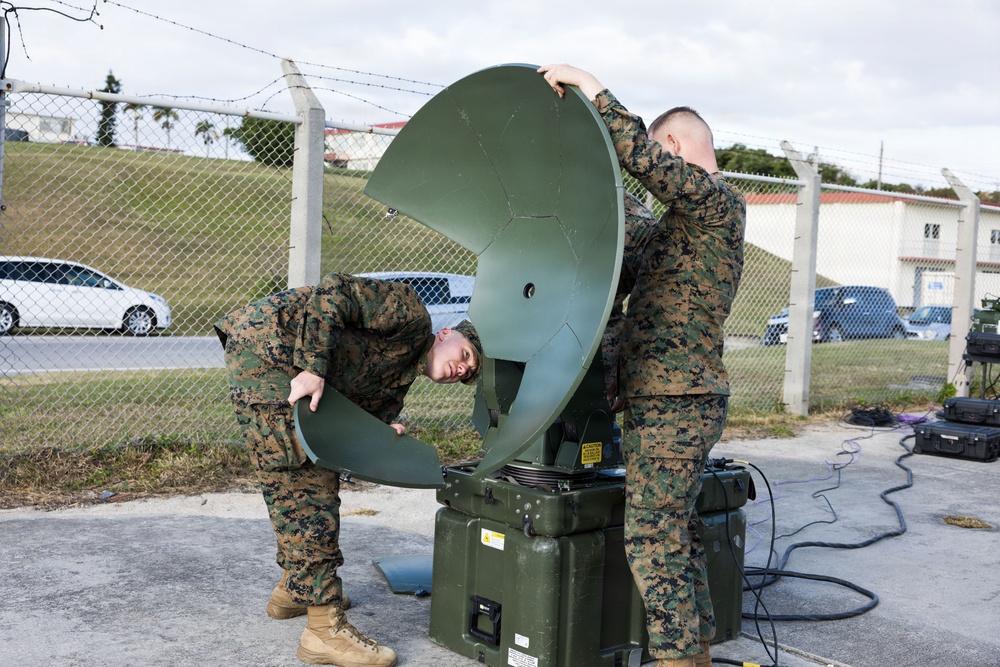 III MEF Marines Conduct Satellite Communication Electromagnetic Interference Training