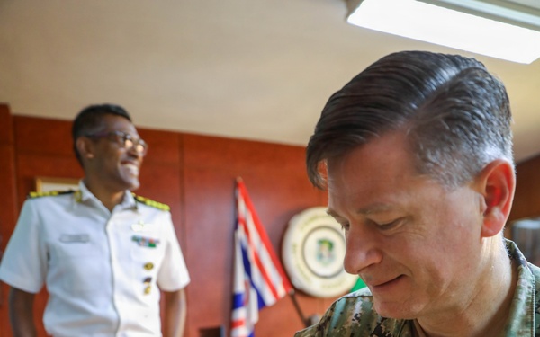 Senior U.S. Leaders Meet with Mauritius Leadership During Cutlass Express 2026