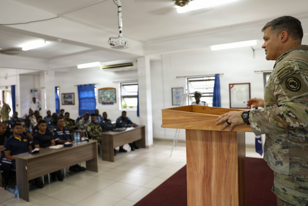 Senior U.S. Leaders Meet with Mauritius Leadership During Cutlass Express 2026