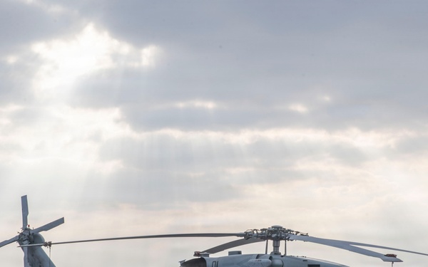 Abraham Lincoln Conducts Routine Aircraft Maintenance