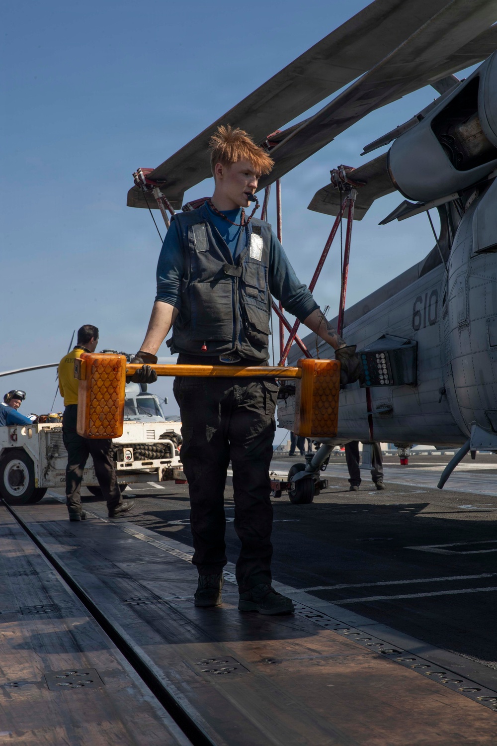 Abraham Lincoln Conducts Routine Operations