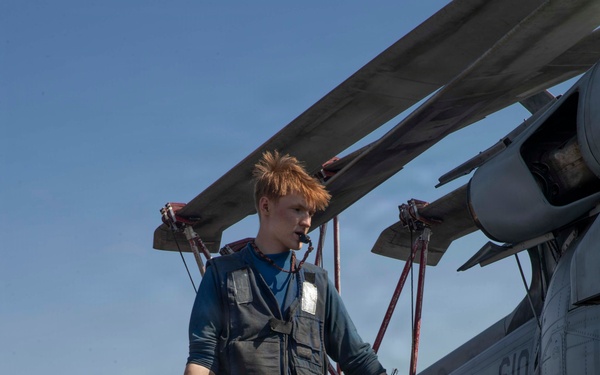 Abraham Lincoln Conducts Routine Operations