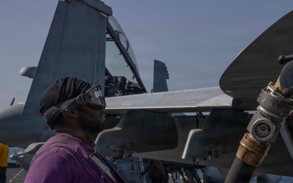 Abraham Lincoln Conducts Routine Operations