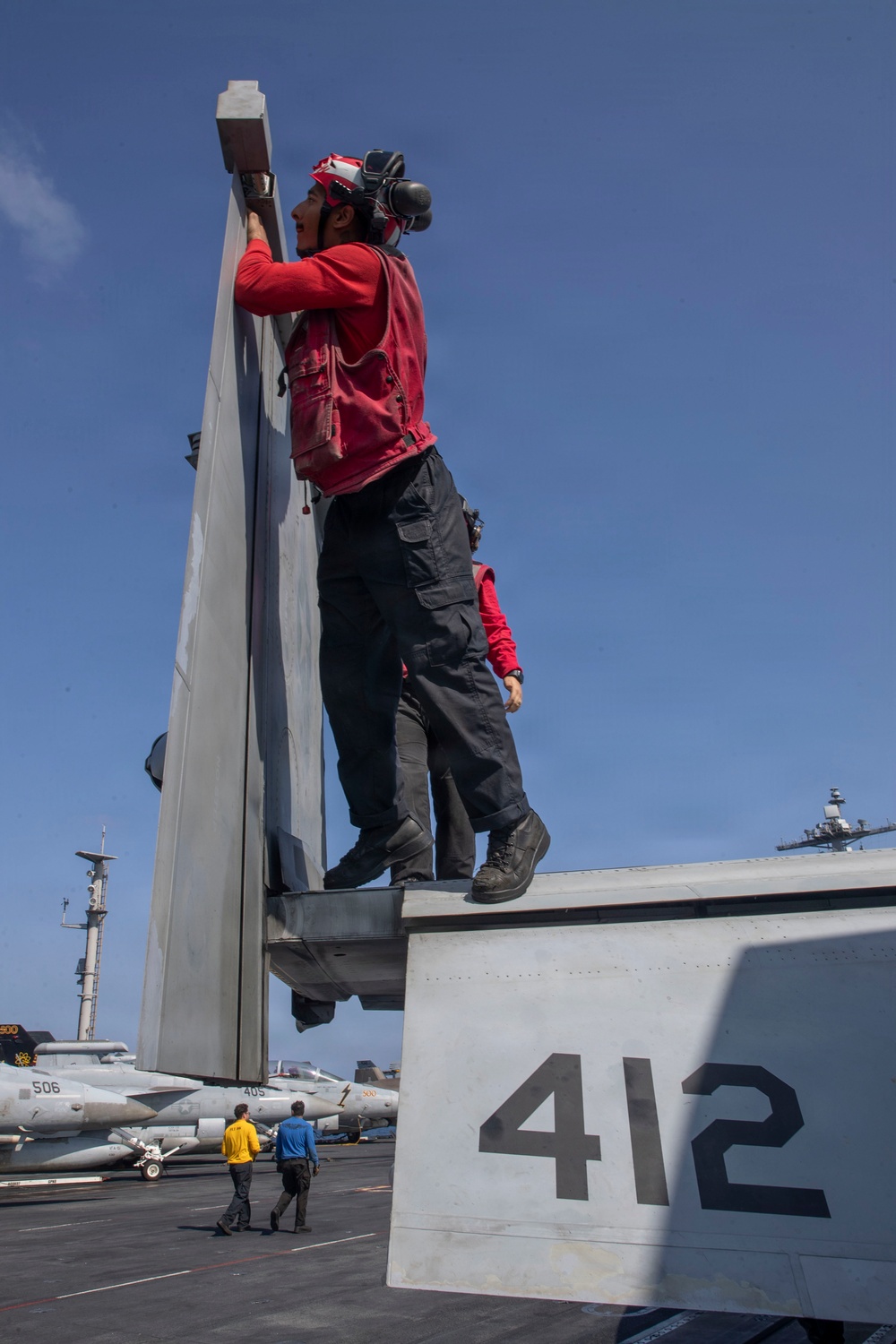 Abraham Lincoln Conducts Routine Operations