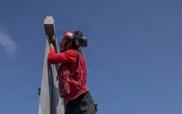 Abraham Lincoln Conducts Routine Operations