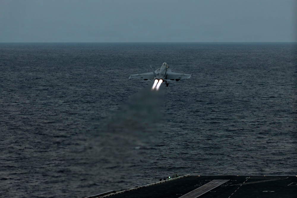 Abraham Lincoln Conducts Routine Flight Operations