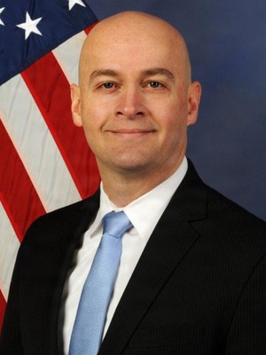 Press Secretary Karine Jean-Pierre and Director Benjamin Gaggle Aboard Air Force One
