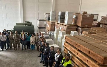 CAT 4361 and U.S SOUTHCOM Humanitarian Assistance Program Donated Excess Property &amp; Equipment in Esquipulas, Guatemala