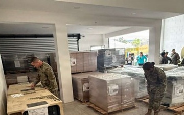 CAT 4361 and U.S SOUTHCOM Humanitarian Assistance Program Donated Excess Property &amp; Equipment in Esquipulas, Guatemala
