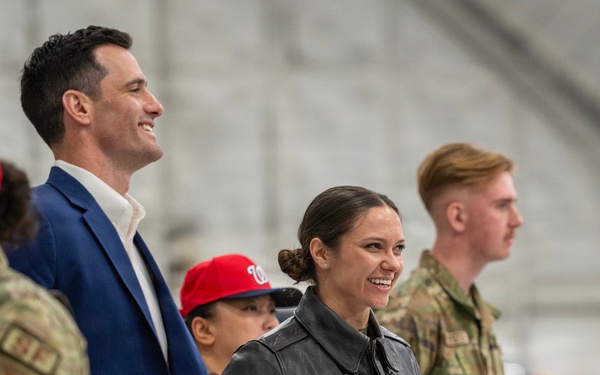 From dugout to hangar: Washington Nationals visit Andrews