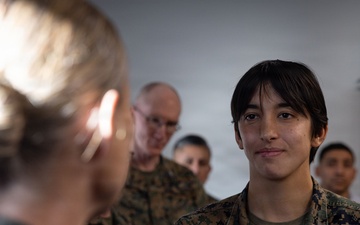 2nd MLG Commanding General Recognizes, Awards Marines