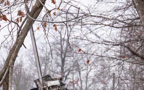 U.S. Forest Service Cut and Toss Crews Clear Debris after Winter Storms in Tennessee