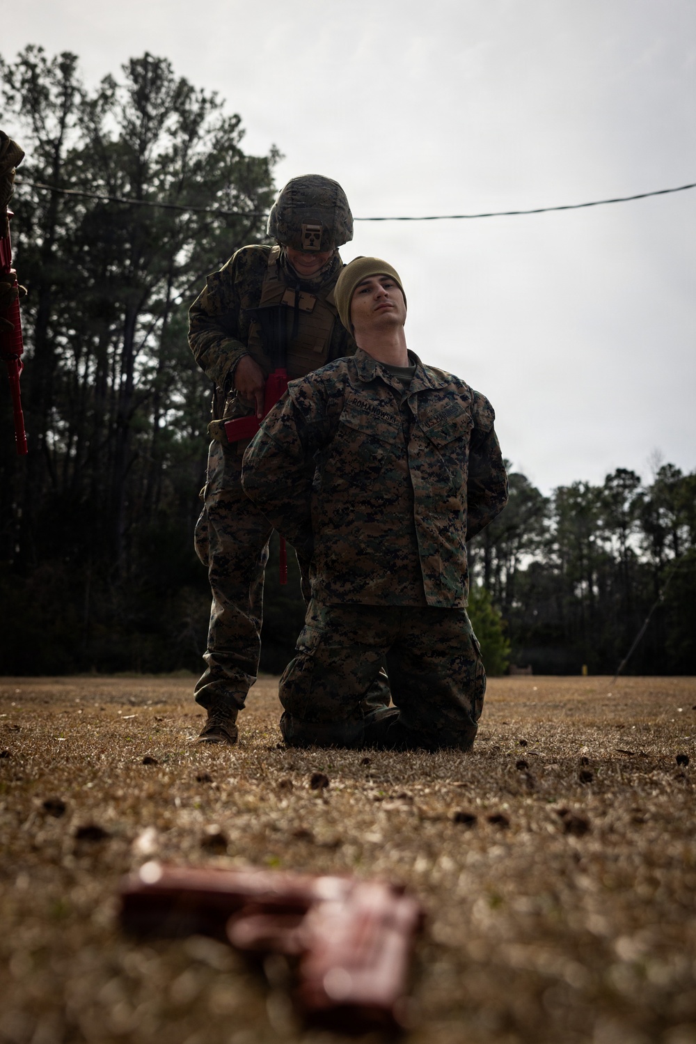 2nd Marine Logistics Group Headquarters and Service Battalion Conducts Security Control Point Training