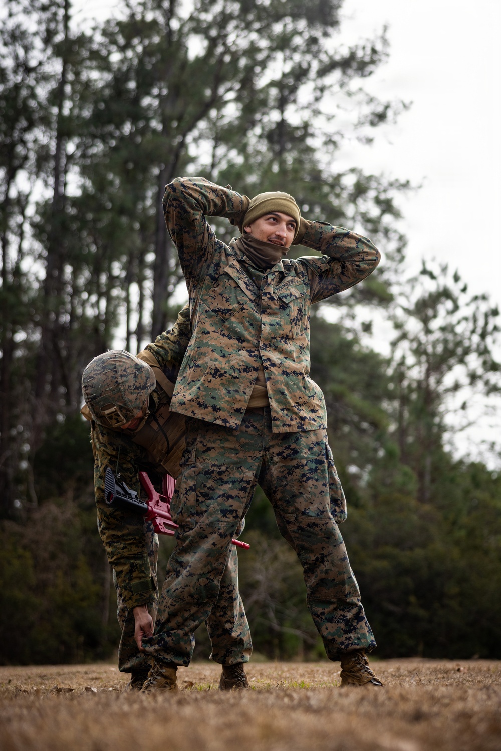 2nd Marine Logistics Group Headquarters and Service Battalion Conducts Security Control Point Training