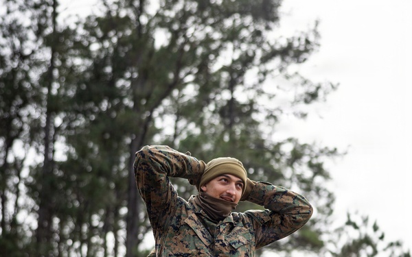 2nd Marine Logistics Group Headquarters and Service Battalion Conducts Security Control Point Training