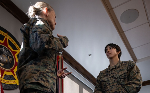 2nd MLG Commanding General Recognizes, Awards Marines