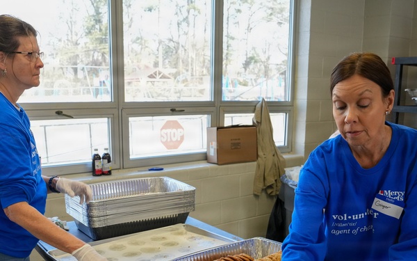 Mercy Chefs Prepare Food