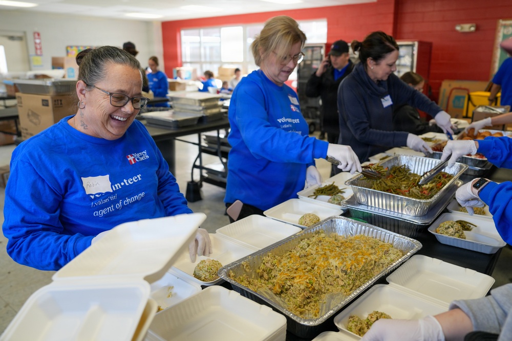Mercy Chefs Prepare Food