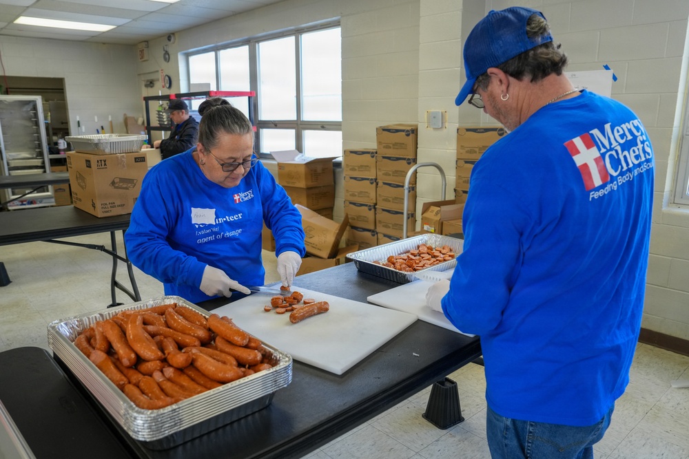 Mercy Chefs Prepare Food