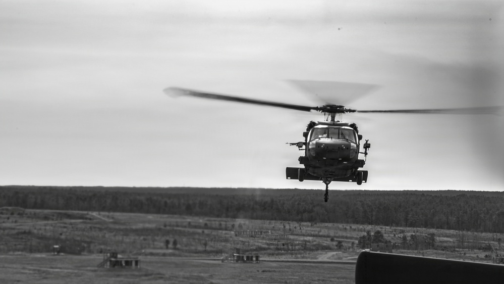2-82 Assault Helicopter Battalion Aerial Gunnery, BW fire away.