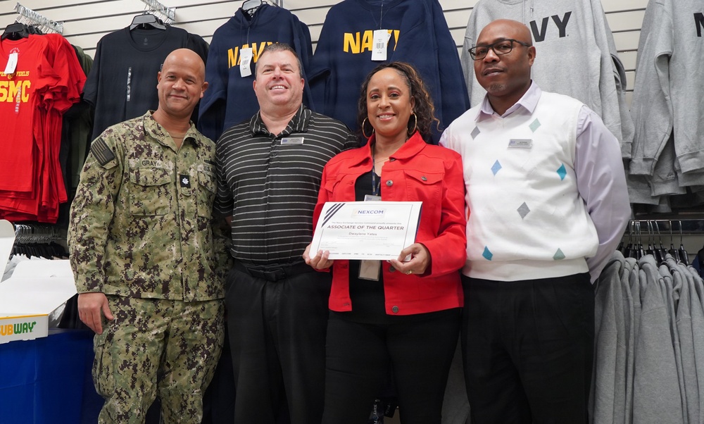 Store Associates recognized for exceptional customer service at Naval Weapons Station Yorktown's Navy Exchange Mini-Mart