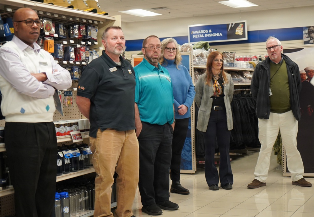 Store associates recognized for exceptional customer service at Naval Weapons Station Yorktown's Navy Exchange Mini-Mart