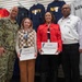 Store associates recognized for exceptional customer service at Naval Weapons Station Yorktown's Navy Exchange Mini-Mart