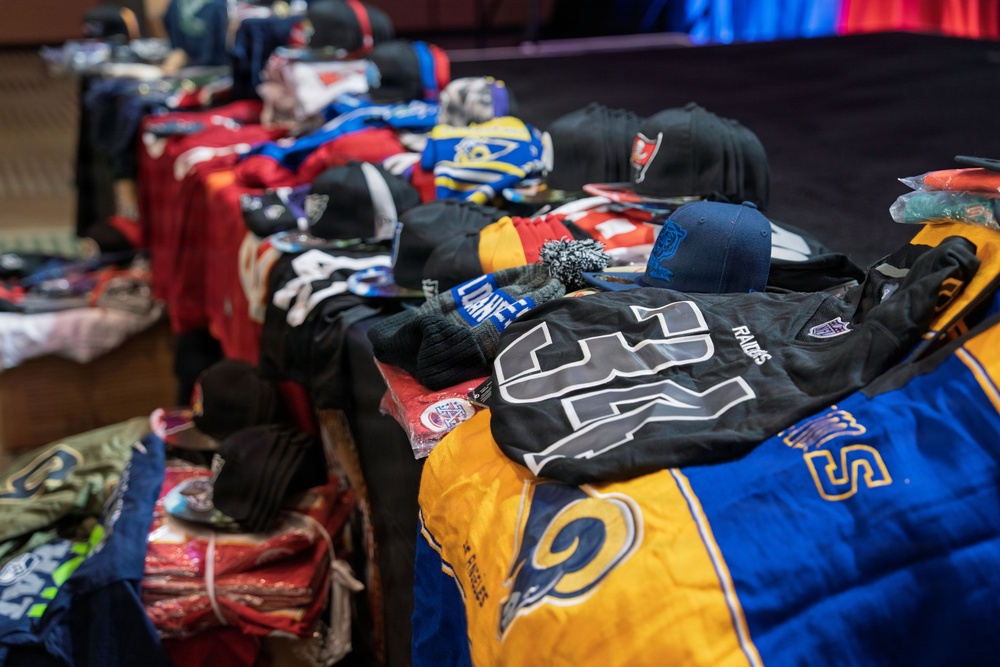 CBP Office of Trade gives press conference on Intellectual Property Rights in preparation for Super Bowl LX