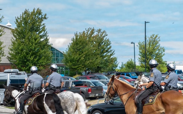Coast Guard conducts Boarding Officer Certified Ashore patrol during Tall Ships Erie Festival