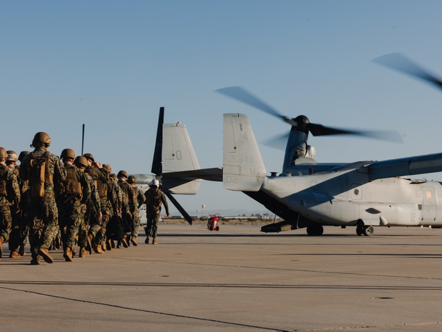 VMX-1 Fire Familiarization Training