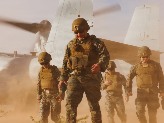 VMX-1 Fire Familiarization Training