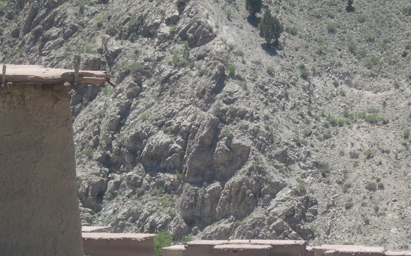 Soldier pulls security in Afghanistan