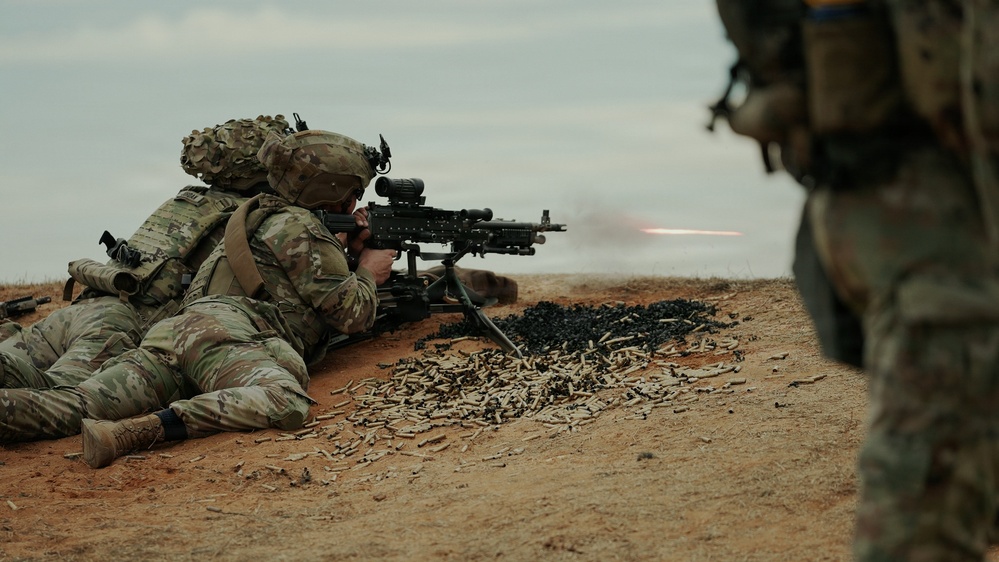 Bravo Company, 2nd Battalion, 504th Parachute Infantry Regiment Live-Fire Exercise