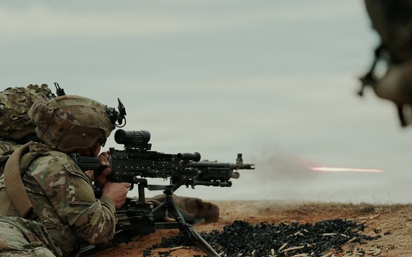 Bravo Company, 2nd Battalion, 504th Parachute Infantry Regiment Live-Fire Exercise