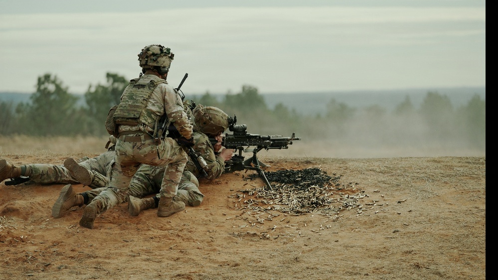 Bravo Company, 2nd Battalion, 504th Parachute Infantry Regiment Live-Fire Exercise