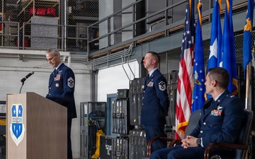 Chief Master Sgt. Vincent Fasano Assumes Responsibility as Command Chief of the 109th Airlift Wing