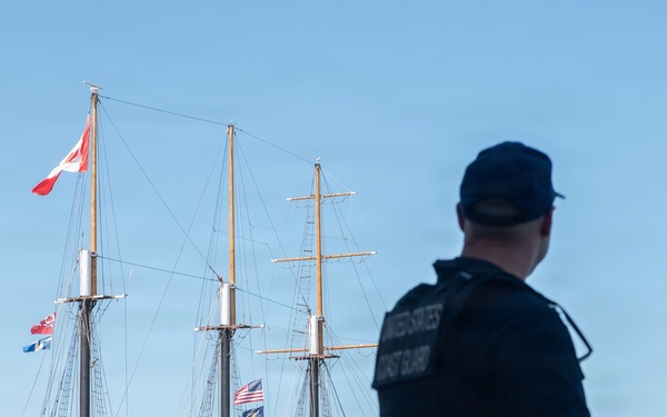Coast Guard conducts Boarding Officer Certified Ashore patrol during Tall Ships Erie Festival