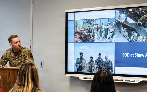 Weasel EOD, USC Sumter Softball Hit Home Run with Team-Building Exercise