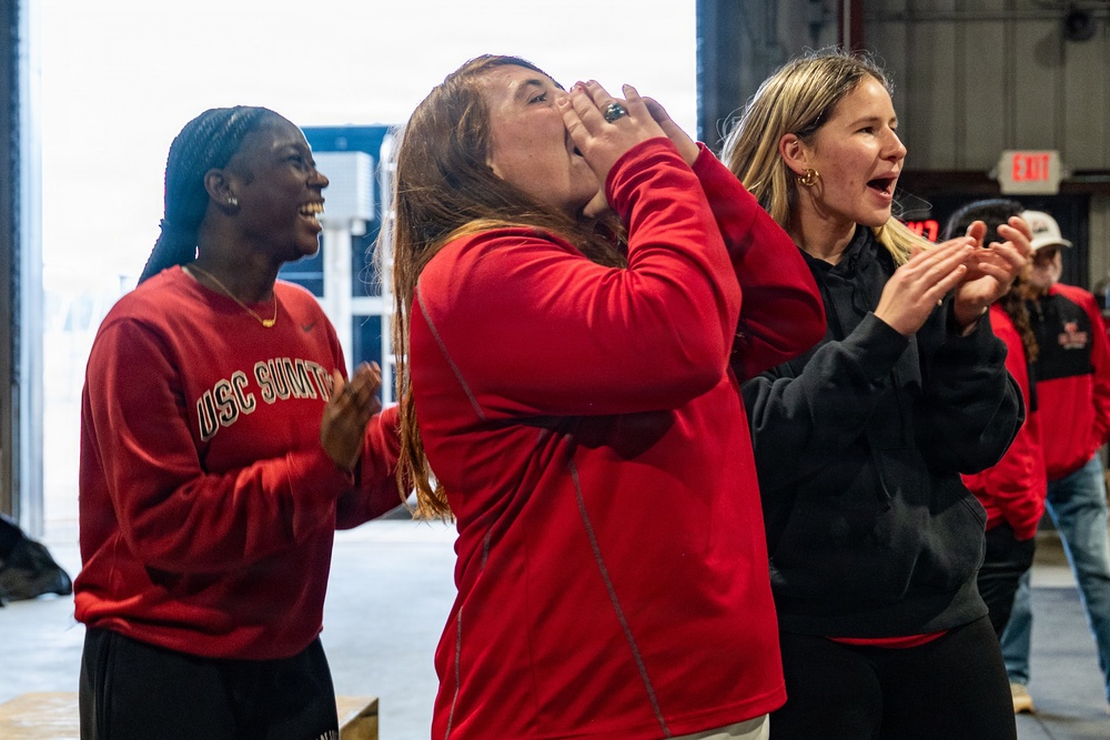 Weasel EOD, USC Sumter Softball Hit Home Run with Team-Building Exercise