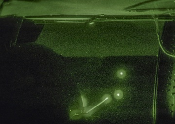 2-82 Assault Helicopter Battalion Aerial Gunnery, Green dots are bullets